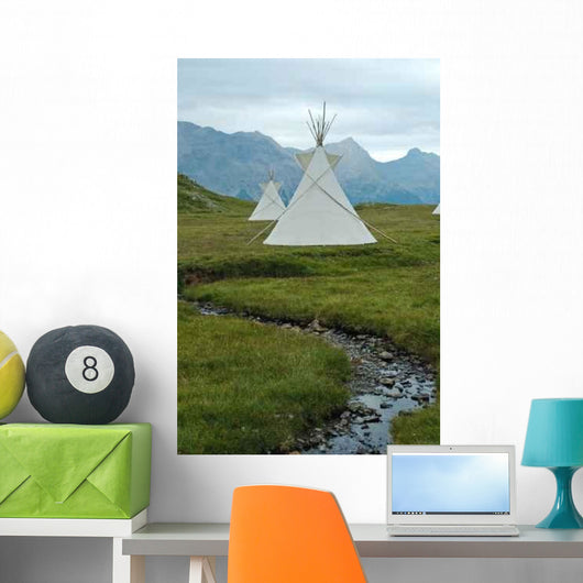 Tentes Indiennes Dans Les Wall Decal