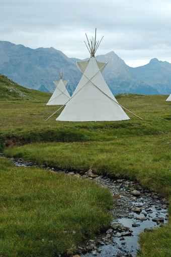 Tentes Indiennes Dans Les Wall Decal