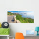 Winding Road with Mountain Wall Decal