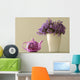 Teapot And Flowers In A Vase Wall Mural