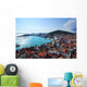 Croatia - Split Postcard of city and Marjan Hill Wall Mural