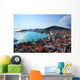 Croatia - Split Postcard of city and Marjan Hill Wall Mural