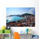Croatia - Split Postcard of city and Marjan Hill Wall Mural