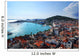 Croatia - Split Postcard of city and Marjan Hill Wall Mural