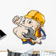 Mechanic man Wall Decal