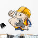 Mechanic man Wall Decal
