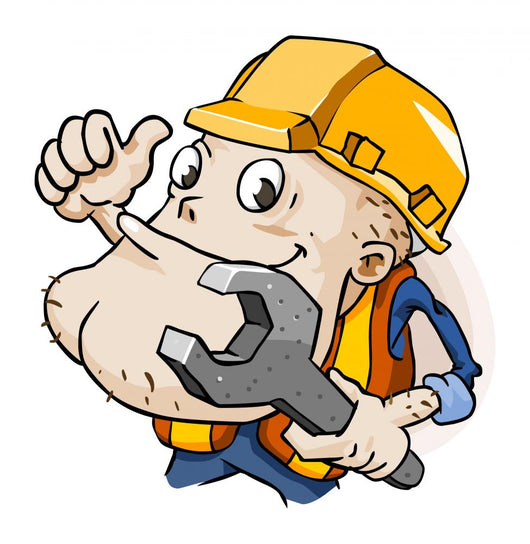 Mechanic man Wall Decal