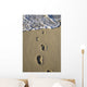 Footprints In The Sand Wall Mural