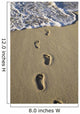 Footprints In The Sand Wall Mural