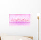 Flock of caribbean flamingos Wall Mural