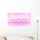 Flock of caribbean flamingos Wall Mural