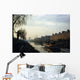 Boat On Grand Canal, Dublin City, County Dublin, Ireland Wall Mural