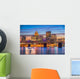 Louisville Kentucky USA Skyline Night Wall Decal