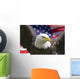 Americana Murals - American Eagle with Flag Wall Mural