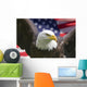 Americana Murals - American Eagle with Flag Wall Mural