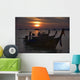 Boats At Sunset, Krabi, Thailand Wall Mural