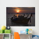 Boats At Sunset, Krabi, Thailand Wall Mural
