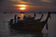 Boats At Sunset, Krabi, Thailand Wall Mural