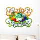 basketball Fruit-Vegetables Wall Decal