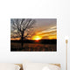 Oklahoma Winter Sunset 2 Wall Decal