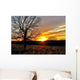 Oklahoma Winter Sunset 2 Wall Decal