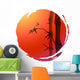 chinese painting of bamboo Wall Decal