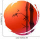 chinese painting of bamboo Wall Decal