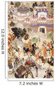 Akbar Khan's Entry Into Surat Wall Mural