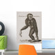 Simia Lar, Great Gibbon Engraved By Barlow, 18Th Century Wall Mural