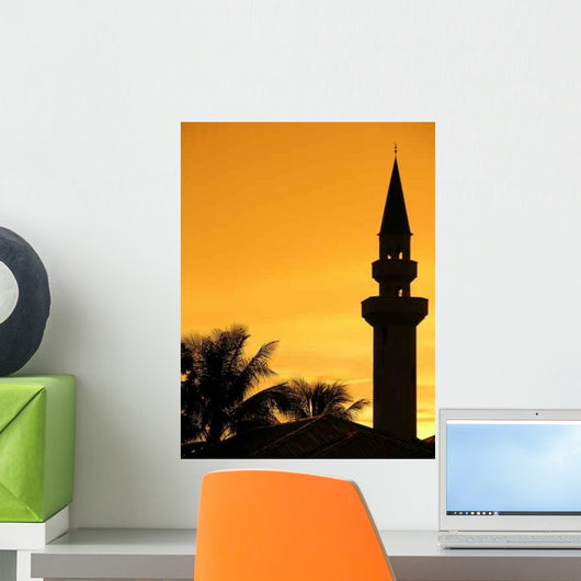 Minaret Sunset Wall Mural