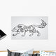 Wolf Tattoo Wall Decal