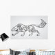 Wolf Tattoo Wall Decal