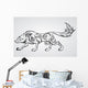 Wolf Tattoo Wall Decal