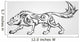 Wolf Tattoo Wall Decal