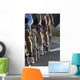 wheels during a cycling race Wall Mural