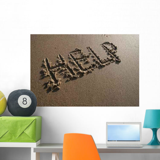 Hilfe Wall Decal