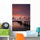 Romantic and Dramatic Red Wall Decal Design 2