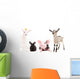Funny Farm Animals Together Wall Decal Sticker Set