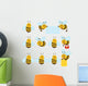Busy Honeybees Bee Wall Decal