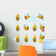 Busy Honeybees Bee Wall Decal