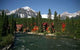 Lake Louise Village Wall Mural