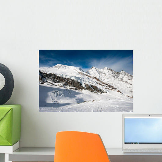 Saas Fee mountain range Wall Mural