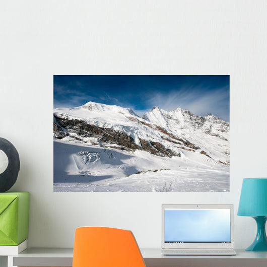 Saas Fee mountain range Wall Mural