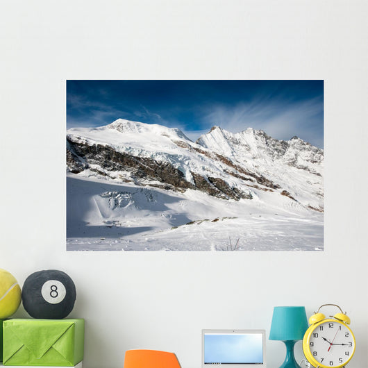 Saas Fee mountain range Wall Mural