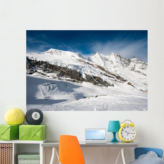 Saas Fee mountain range Wall Mural