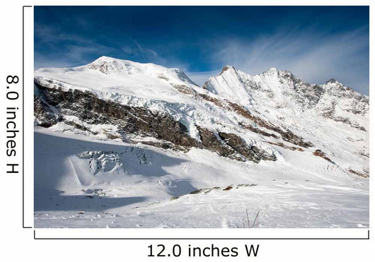 Saas Fee mountain range Wall Mural
