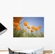 Orange Poppies Wall Mural