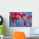 Pink Flowers Wall Mural