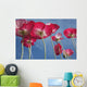 Pink Flowers Wall Mural