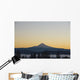Silhouette Of Mountain Peak At Sunrise Wall Mural